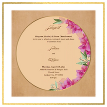 Load image into Gallery viewer, Sabina &amp; Arjun&#39;s Wedding Invitation
