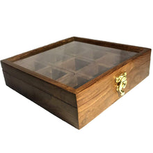 Load image into Gallery viewer, Wooden Masala Dabba
