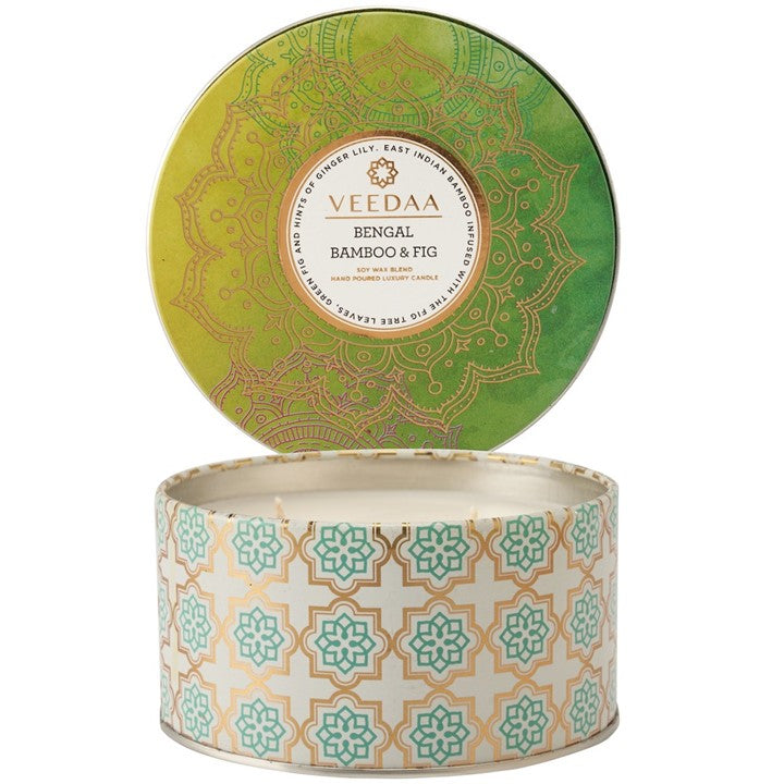 Bengal Bambo & Fig 3 Wick Tin Candle