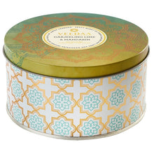 Load image into Gallery viewer, Darjeeling Lime &amp; Mandarin 3 Wick Tin Candle
