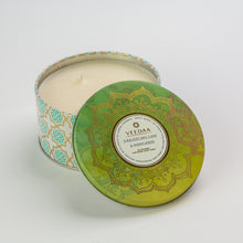 Load image into Gallery viewer, Darjeeling Lime &amp; Mandarin 3 Wick Tin Candle
