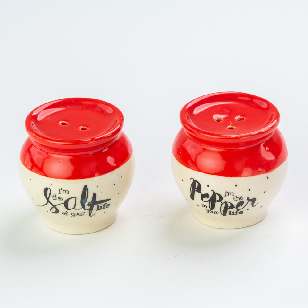 Matka Salt & Pepper Shakers