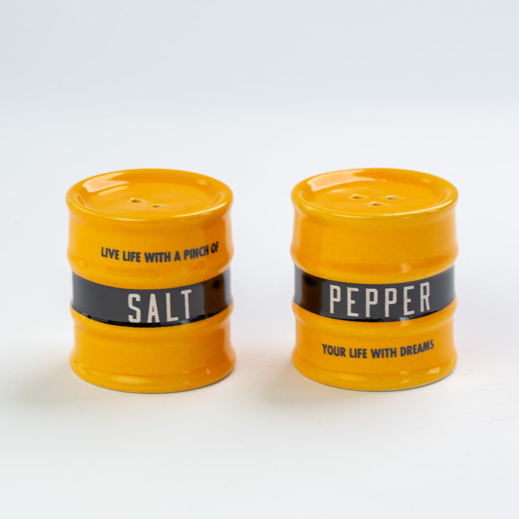 Barrel Salt & Pepper Shakers