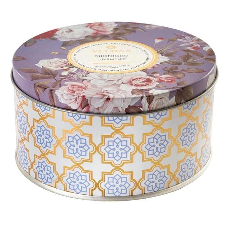 Midnight Jasmine Fragrance Candle in a 3 wick tin