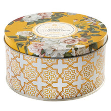 Load image into Gallery viewer, Marsala Geranium &amp; Musk 3 Wick Tin Candle
