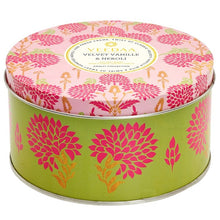 Load image into Gallery viewer, Velvet Vanille &amp; Neroli 3 Wick Tin Candle
