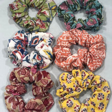 Load image into Gallery viewer, Block Print Scrunchies
